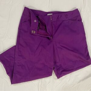 Worthington Purple Ankle Pants